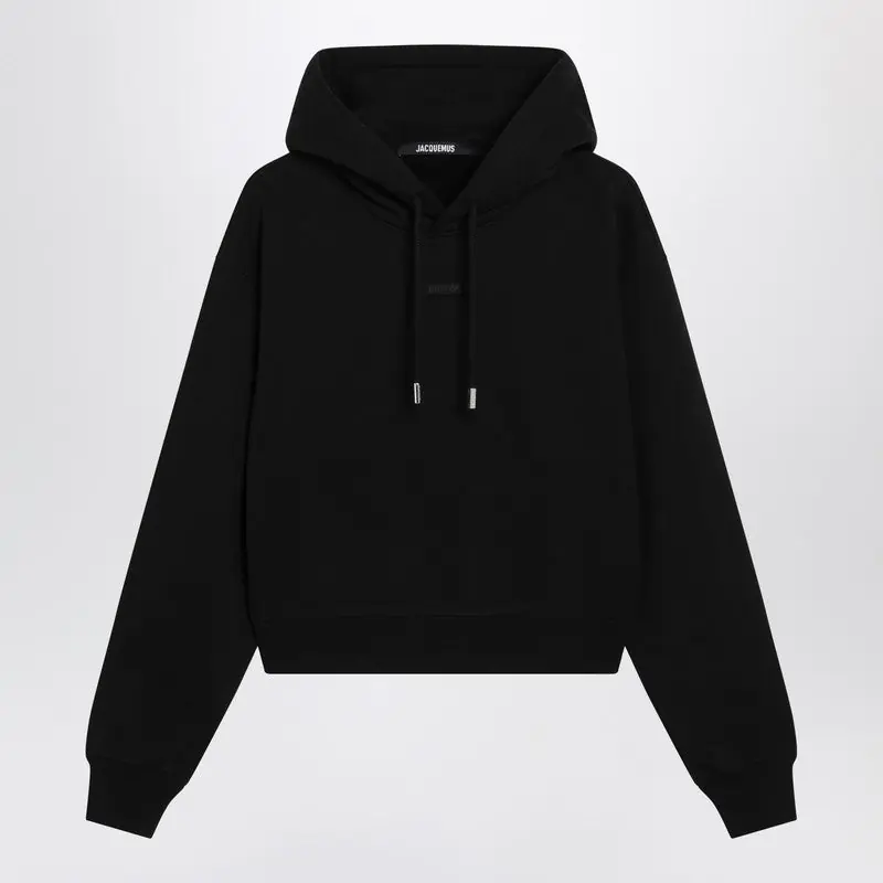 Black Hoodie With Logo - Jacquemus