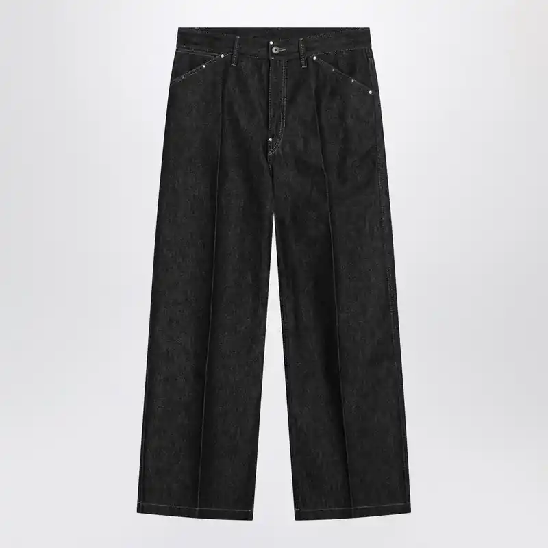 Slate-Colored Jeans With Studs