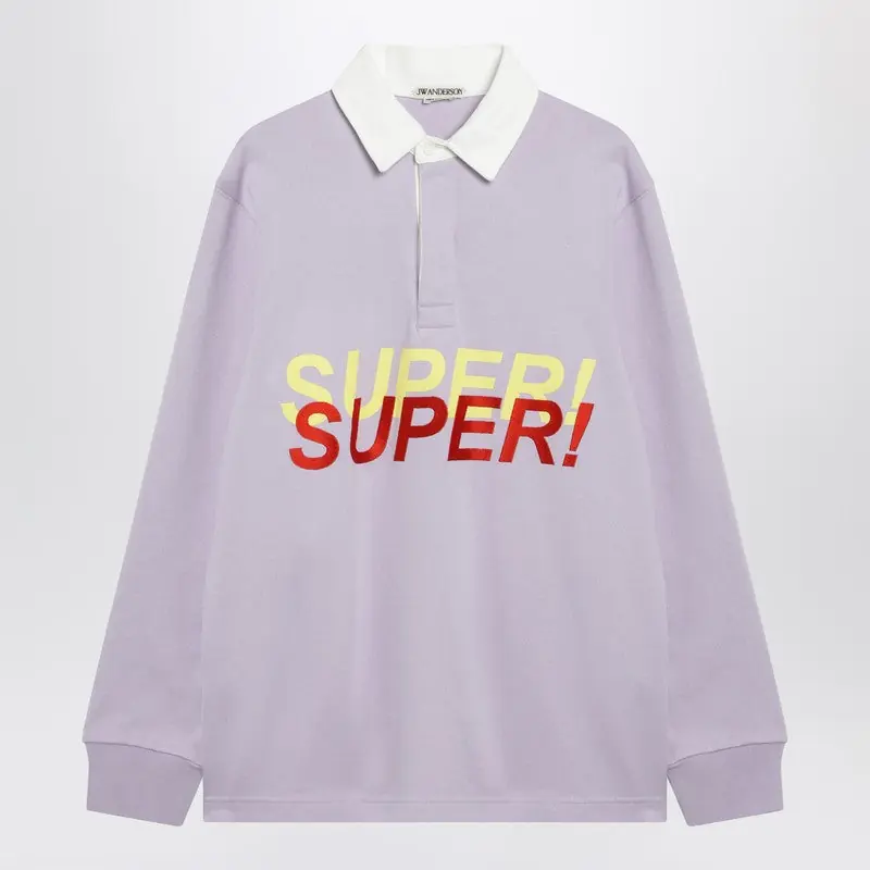 Lilac Super Super Polo Shirt - JW Anderson