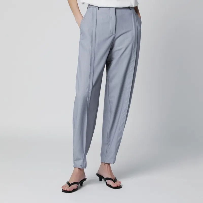 Grey Daniela Trousers - Thelatest