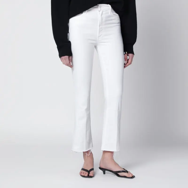 White Fairest Of Them All Trousers - Mother