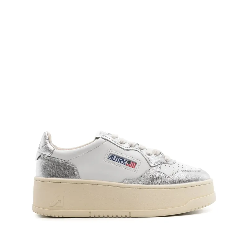 Sneakers White, Silver - Autry