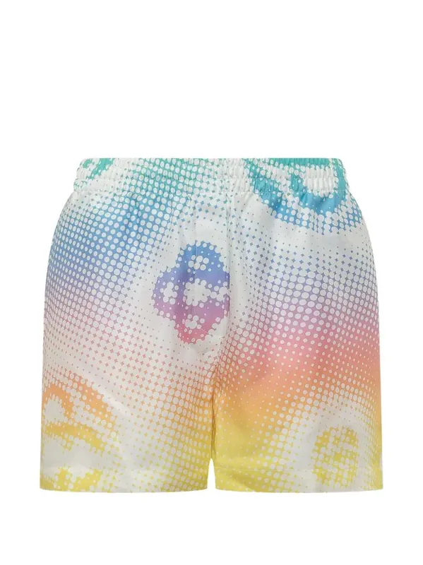 Halftone Shorts With Logo - Casablanca