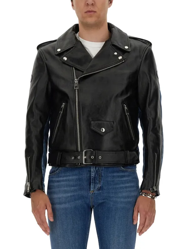Combo Biker Jacket - Alexander McQueen