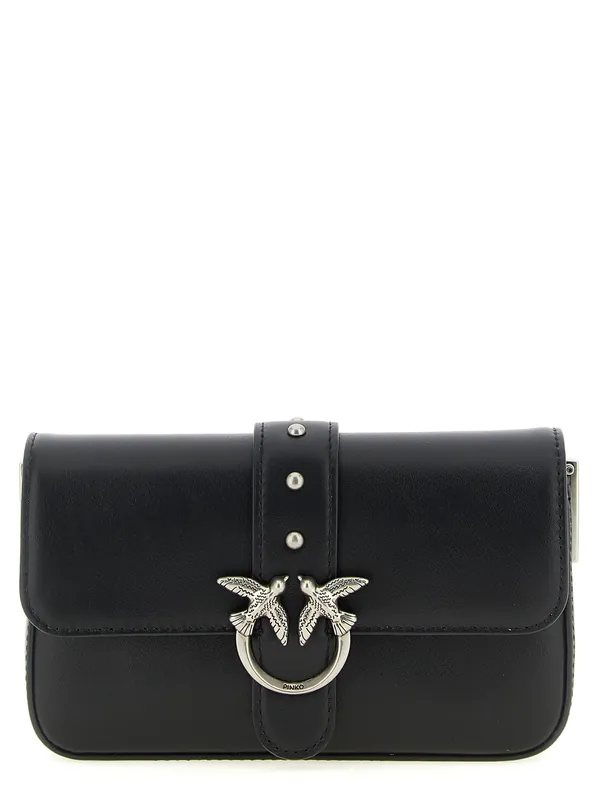 Baby Love One Slouchy Shoulder Bags Black - Pinko