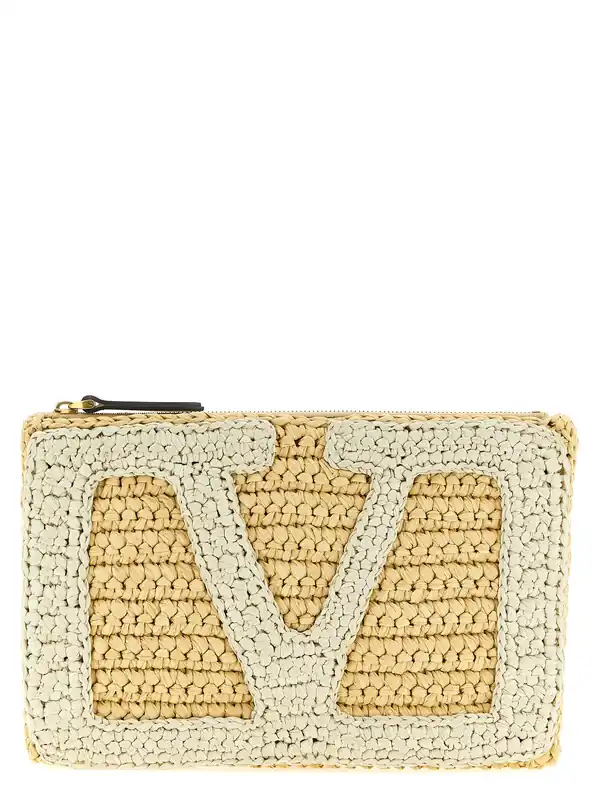 Vivasuperstar Crochet Clutch White - Valentino Garavani