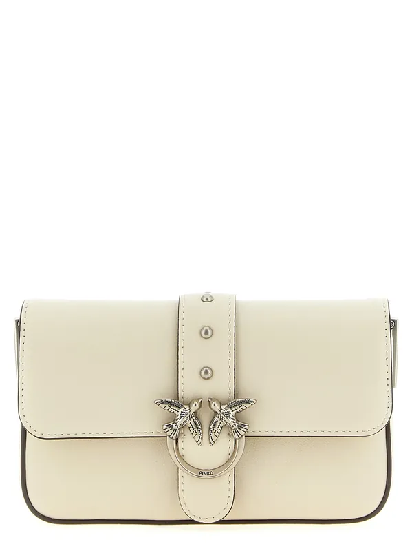 Baby Love One Slouchy Shoulder Bags White - Pinko