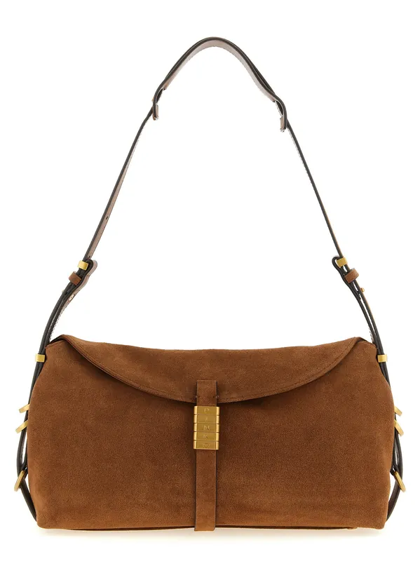 Saddle Horizontal Shoulder Bags Brown - Pinko