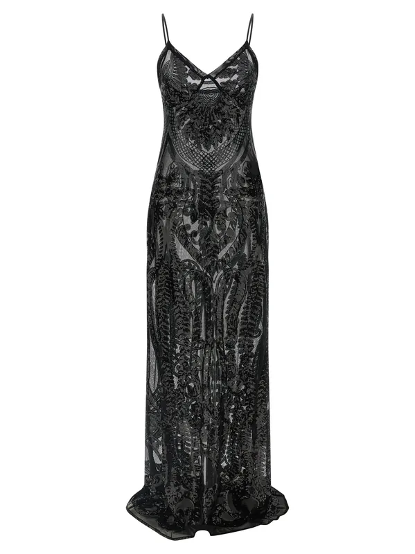 Sequin Dress Dresses Black - Norma Kamali