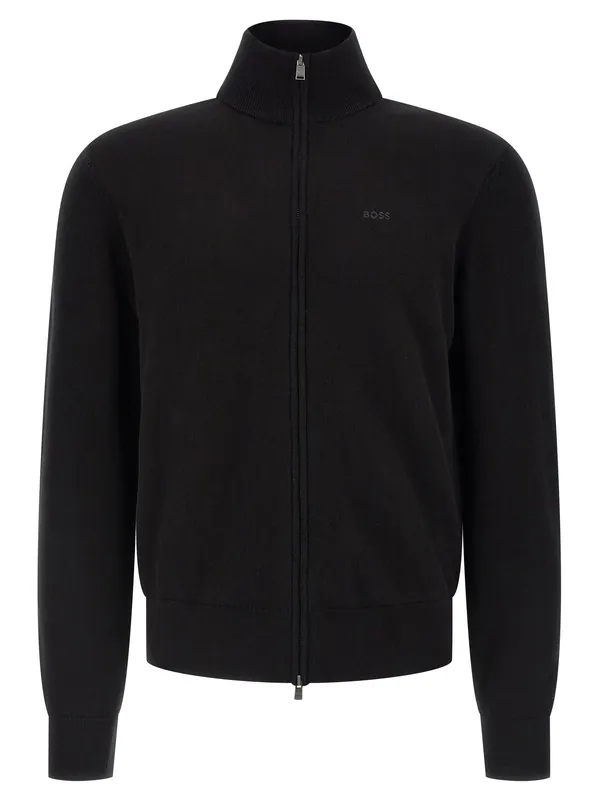 Upalano Sweaters And Cardigans Black - Hugo Boss