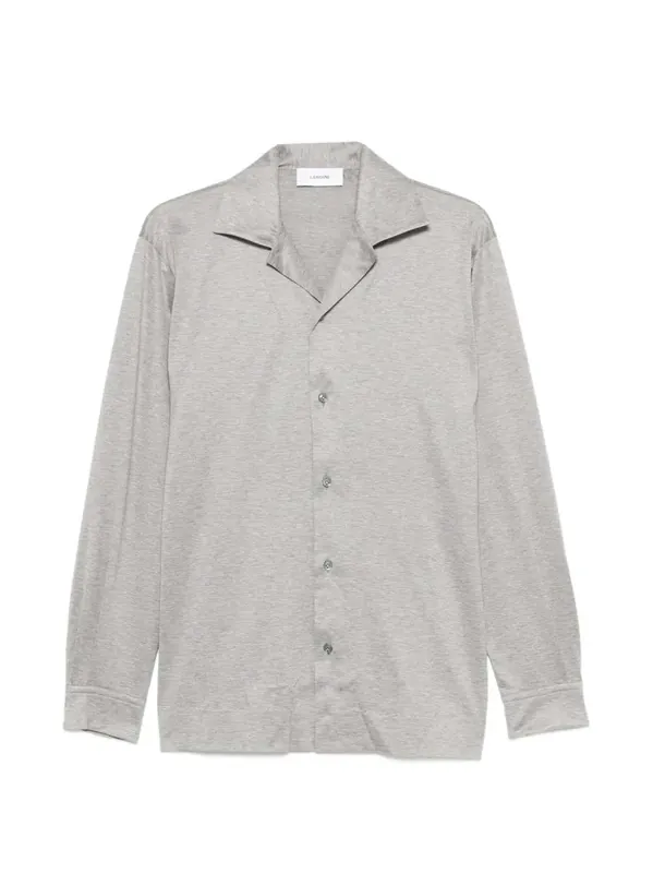 Long-Sleeved Button-Up Shirt