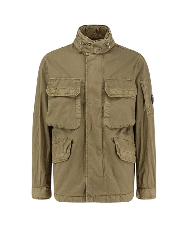 Cotton Blend Sahariana Jacket - C.P.Company