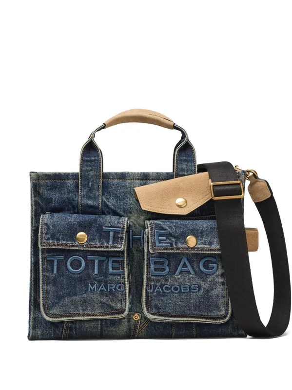 The Medium Tote Denim Tote - Marc Jacobs