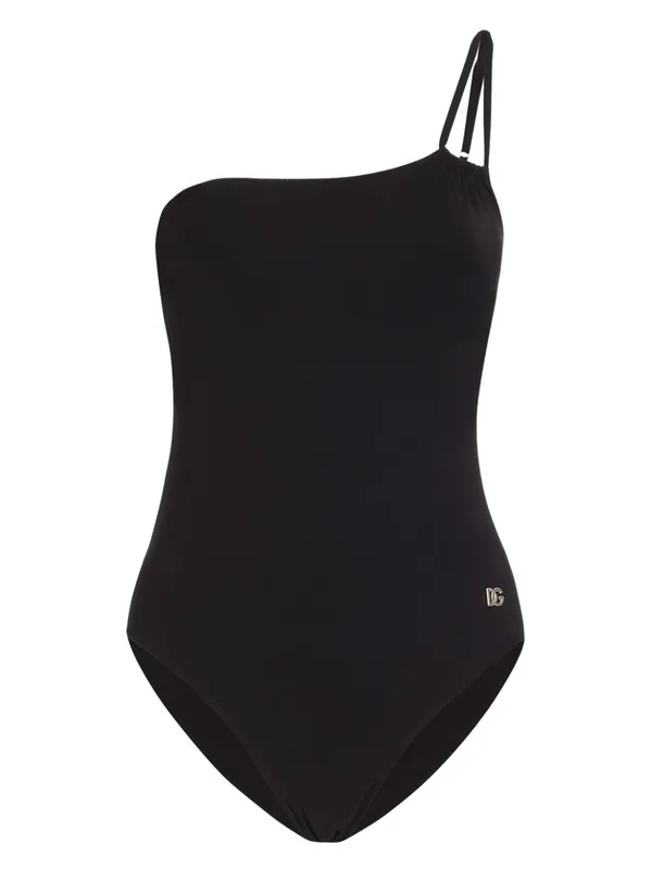 One Shoulder Swimsuit - Dolce & Gabbana