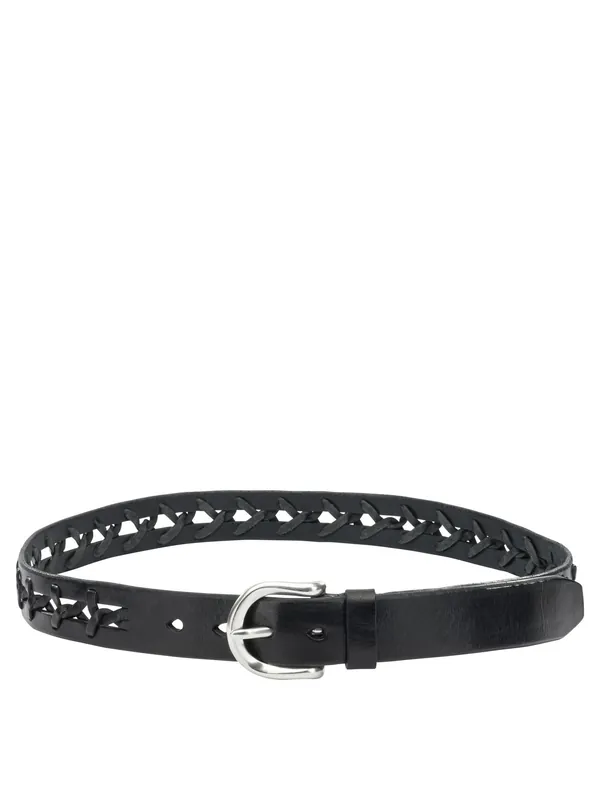 Cow Leather Belt Belts Black - Our Legacy