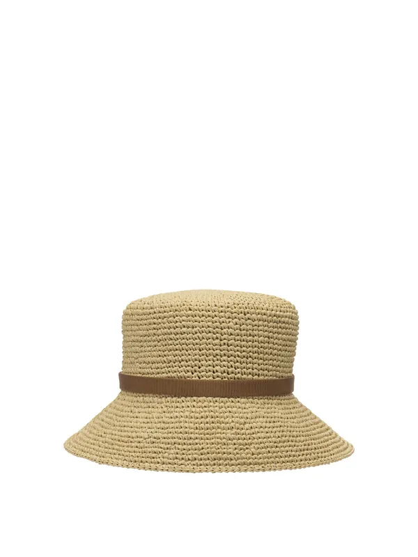 Signature V-Logo Bucket Hat Hats Beige