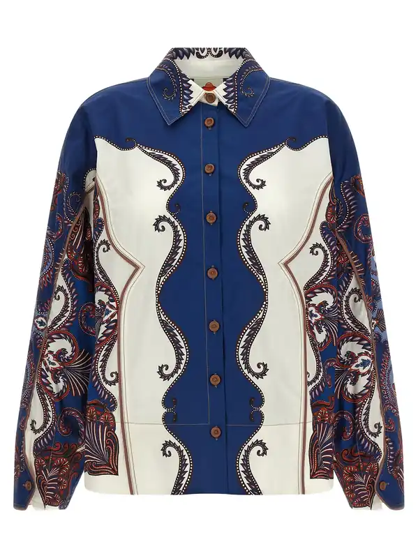 Arabesque Scarf Sand Shirt And Blouse Multicolor - Farm Rio