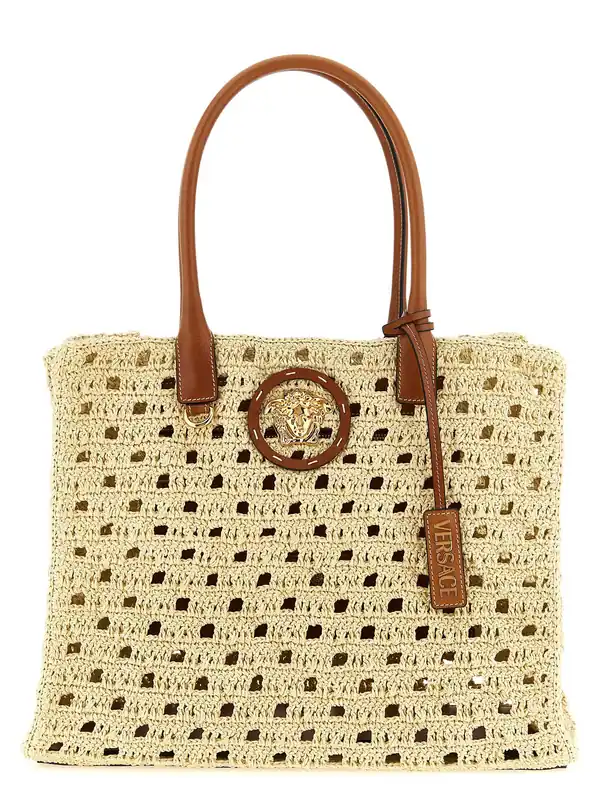 La Medusa Tote Bag Beige - Versace