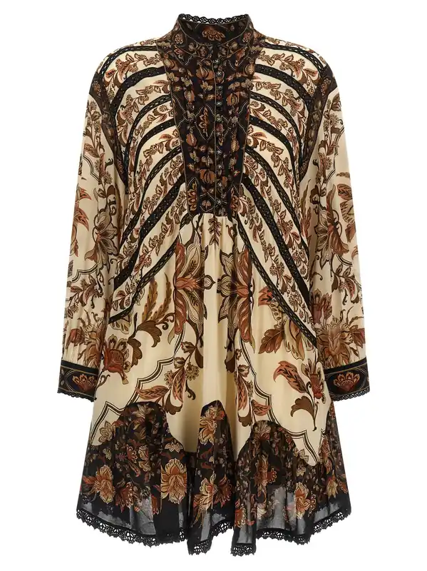 Majestic Garden Sand Dresses Beige - Farm Rio