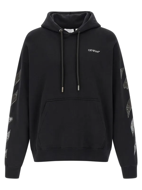 Metal Arrow Skate Sweatshirt Black - Off-White