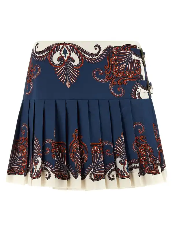 Blue Arabesque Skirts Blue - Farm Rio