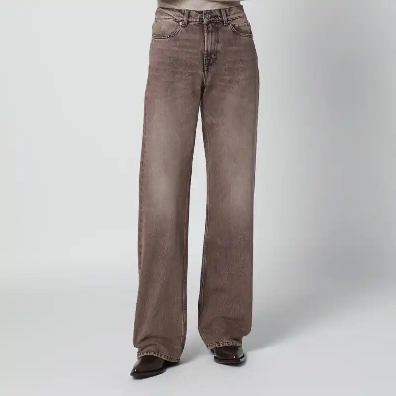 Wata Cut Jeans In Clay Breeze Wash - Our Legacy