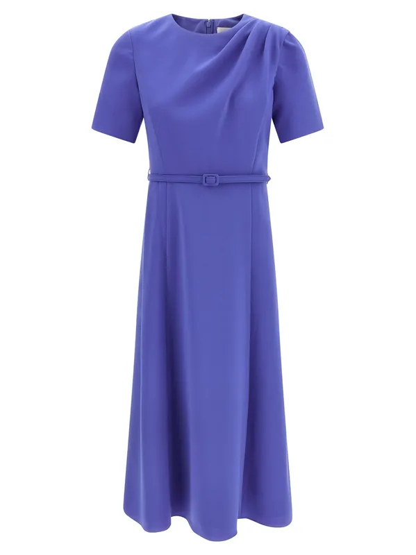 Draped Dress Dresses Blue - Carolina Herrera