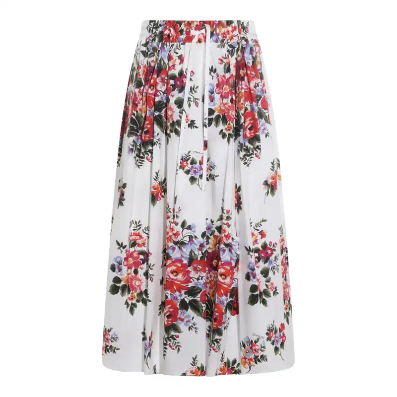 Skirts Fiori F.Do Bianco - Dolce & Gabbana