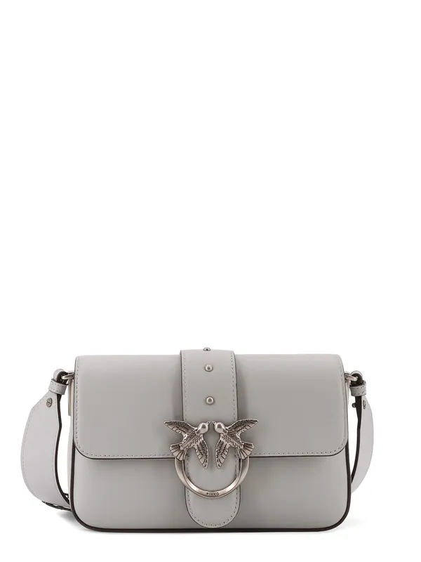 Mini Love Bag Leather Crossbody Bag - Pinko