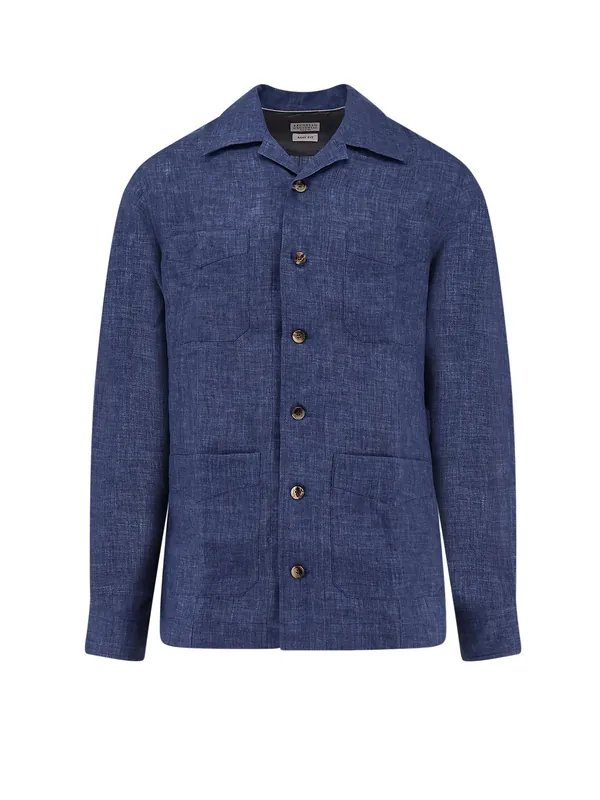 Easy Fit Linen Shirt - Brunello Cucinelli