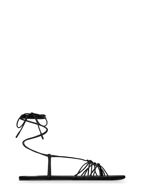 Babylone Leather Sandals - Saint Laurent