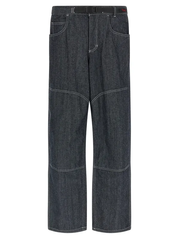 Japanese Chambray Double Knee Jeans Blue - Gramicci