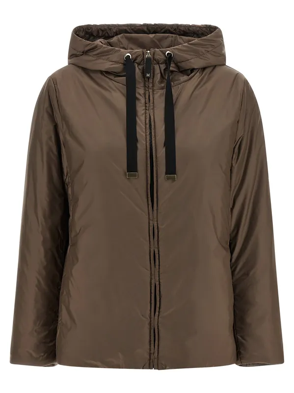 Greenh Puffer Jackets Brown - Max Mara The Cube
