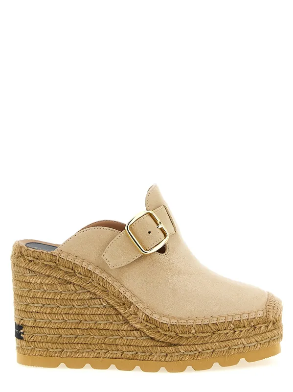 Gaia Wedges Beige - Stella McCartney