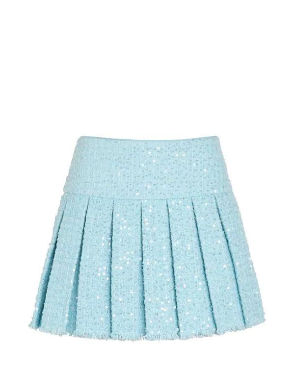 Pleated Mini Skirt - Alice + Olivia