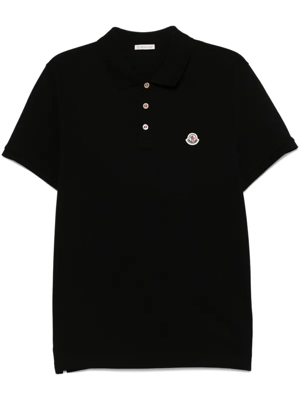 Logo Cotton Polo Shirt - Moncler