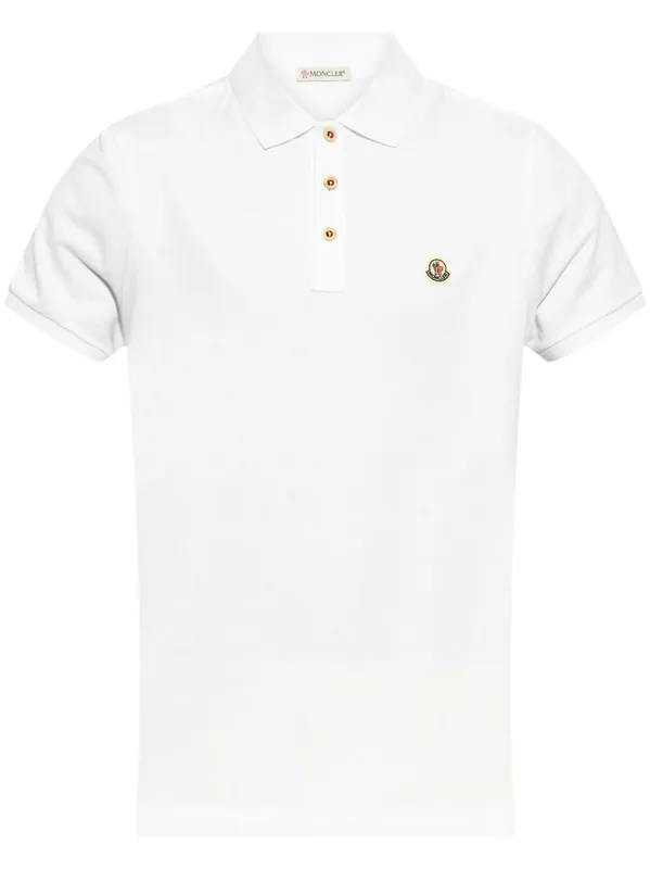 Logo Cotton Polo Shirt - Moncler