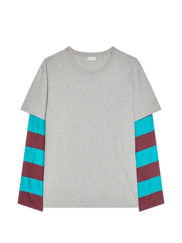 T-Shirt With Contrasting Sleeves