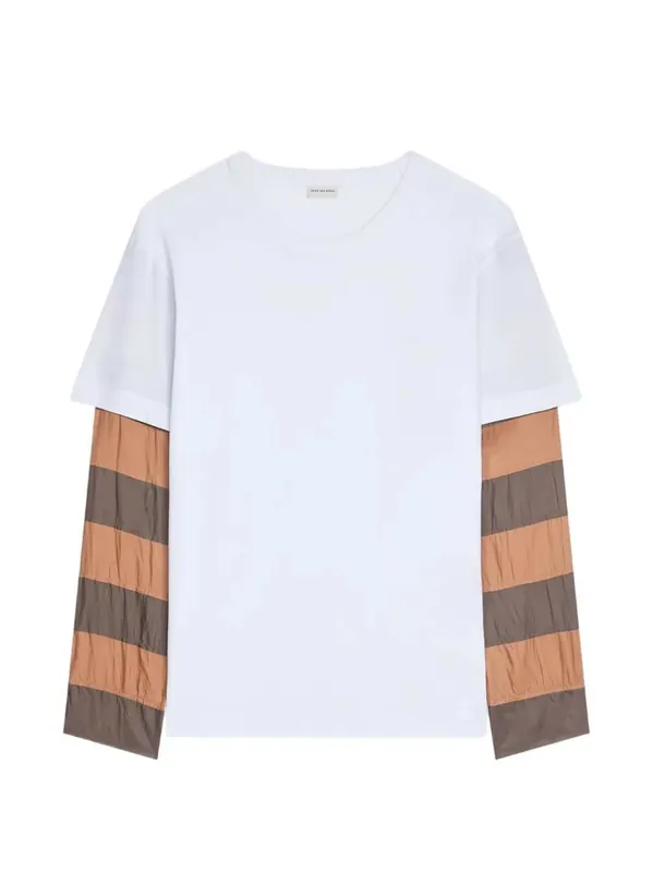 T-Shirt With Contrasting Sleeves
