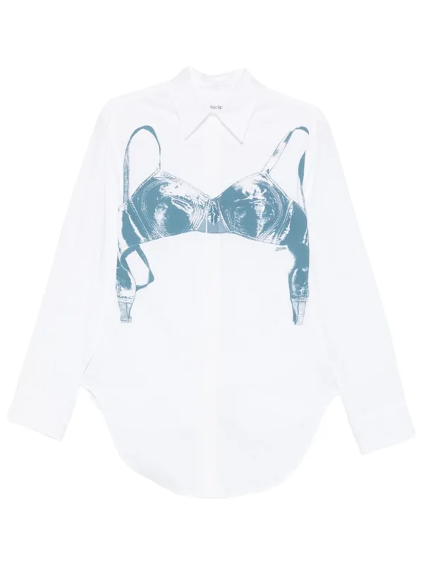 "Scanned Bra" Print Shirt - Jean Paul Gaultier
