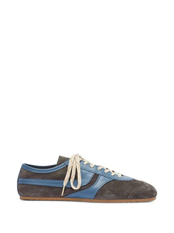 Suede Lace-Up Sneakers