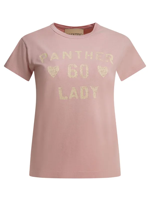 Panther Lady T-Shirts Pink
