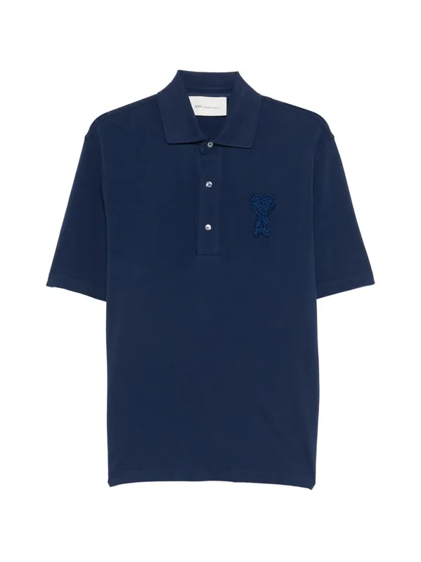 Ami De Couer Cotton Polo Shirt - Ami Paris