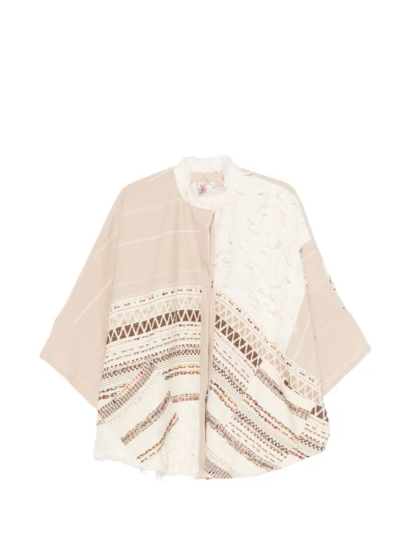 Cotton Blend Caban Coat - Bye