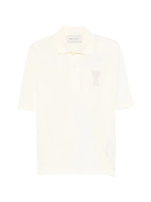 Ami De Couer Cotton Polo Shirt - Ami Paris