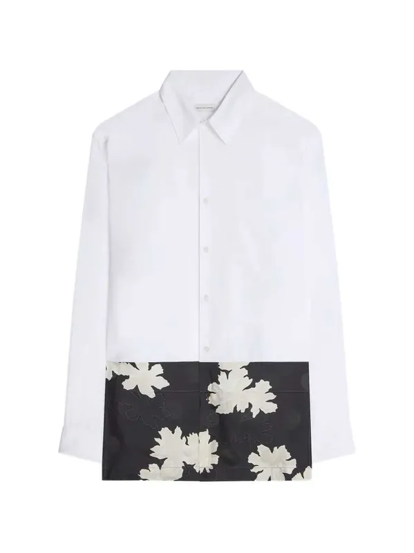 Shirt With Floral Detail - Dries Van Noten