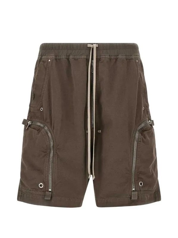 Bauhaus Pod Cotton Bermuda Shorts - Rick Owens DRKSHDW