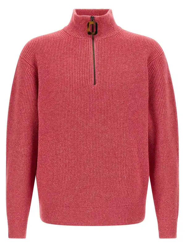 Half-Zip Sweater Sweaters And Cardigans Pink