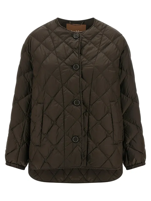 Mtcsoftd Puffer Jackets Brown - Max Mara The Cube
