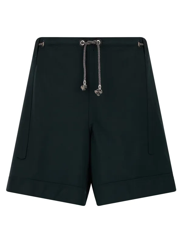 Kyan Bermuda And Short Green - Kiko Kostadinov